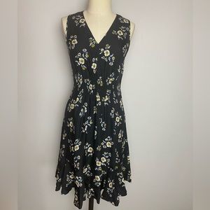 Rebecca Taylor 100% Silk easy pullover midi dress. Size 2